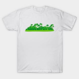 Enchanted Woods - Cartoon Green Forest T-Shirt